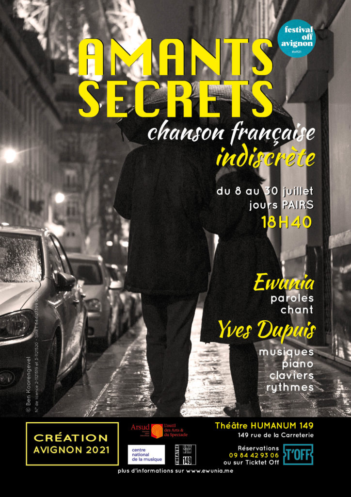 Amants Secrets au Festival Off d'Avignon 2021
