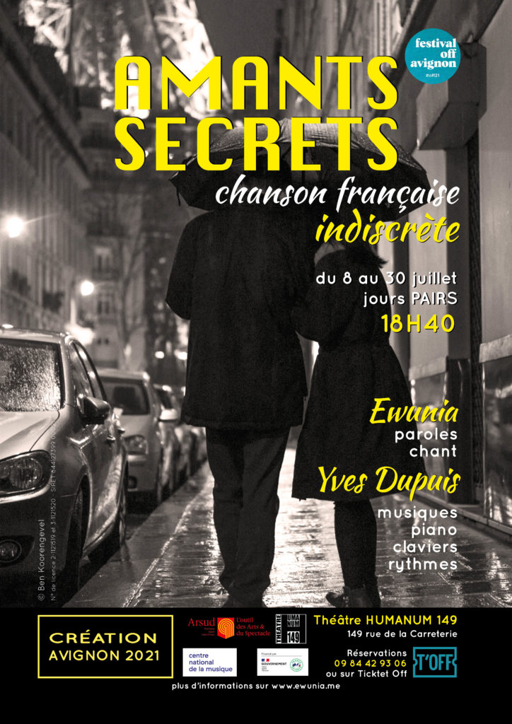 Amants Secrets au Festival Off d'Avignon 2021