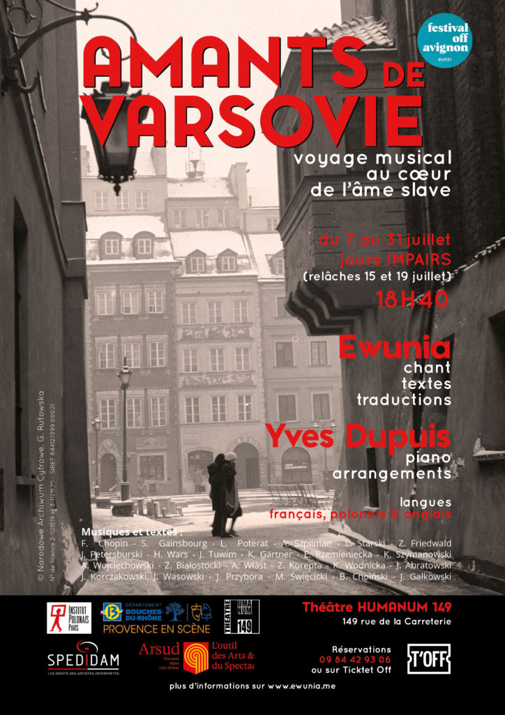 Amants de Varsovie Festival d'Avignon 2021